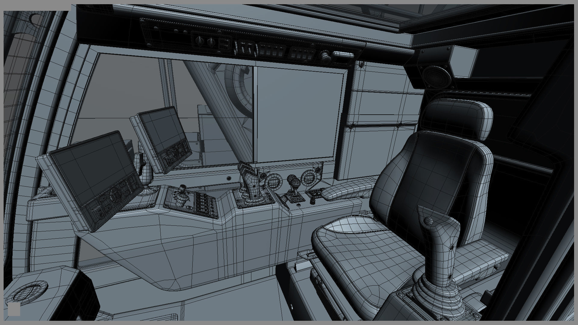 Manitowoc MLC100 Crawler Crane 3D model_43