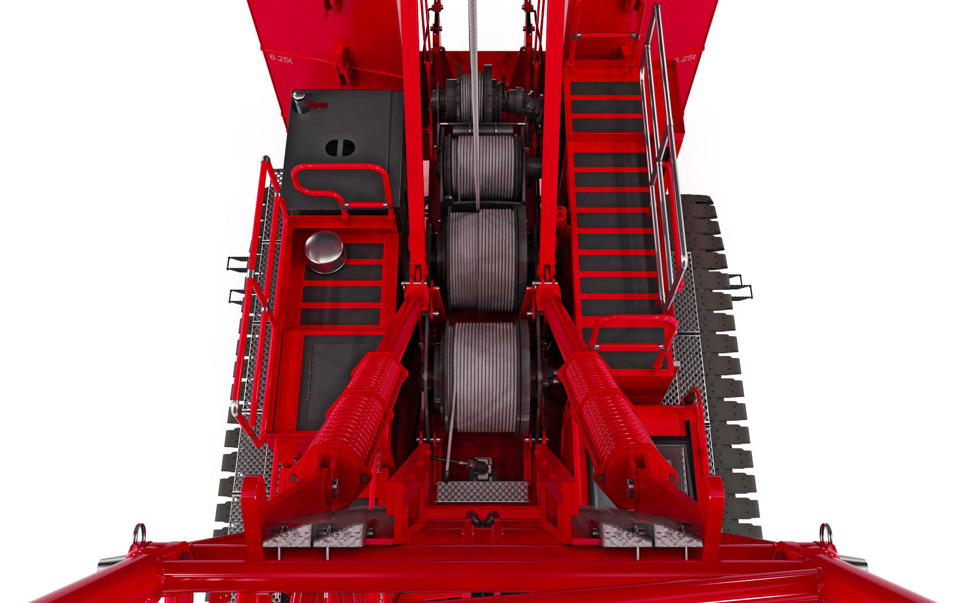 Manitowoc MLC100 Crawler Crane 3D model_22