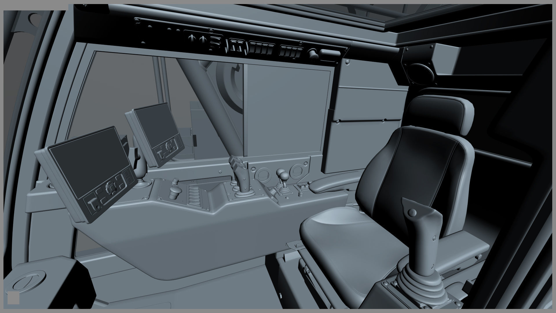 Manitowoc MLC100 Crawler Crane 3D model_42