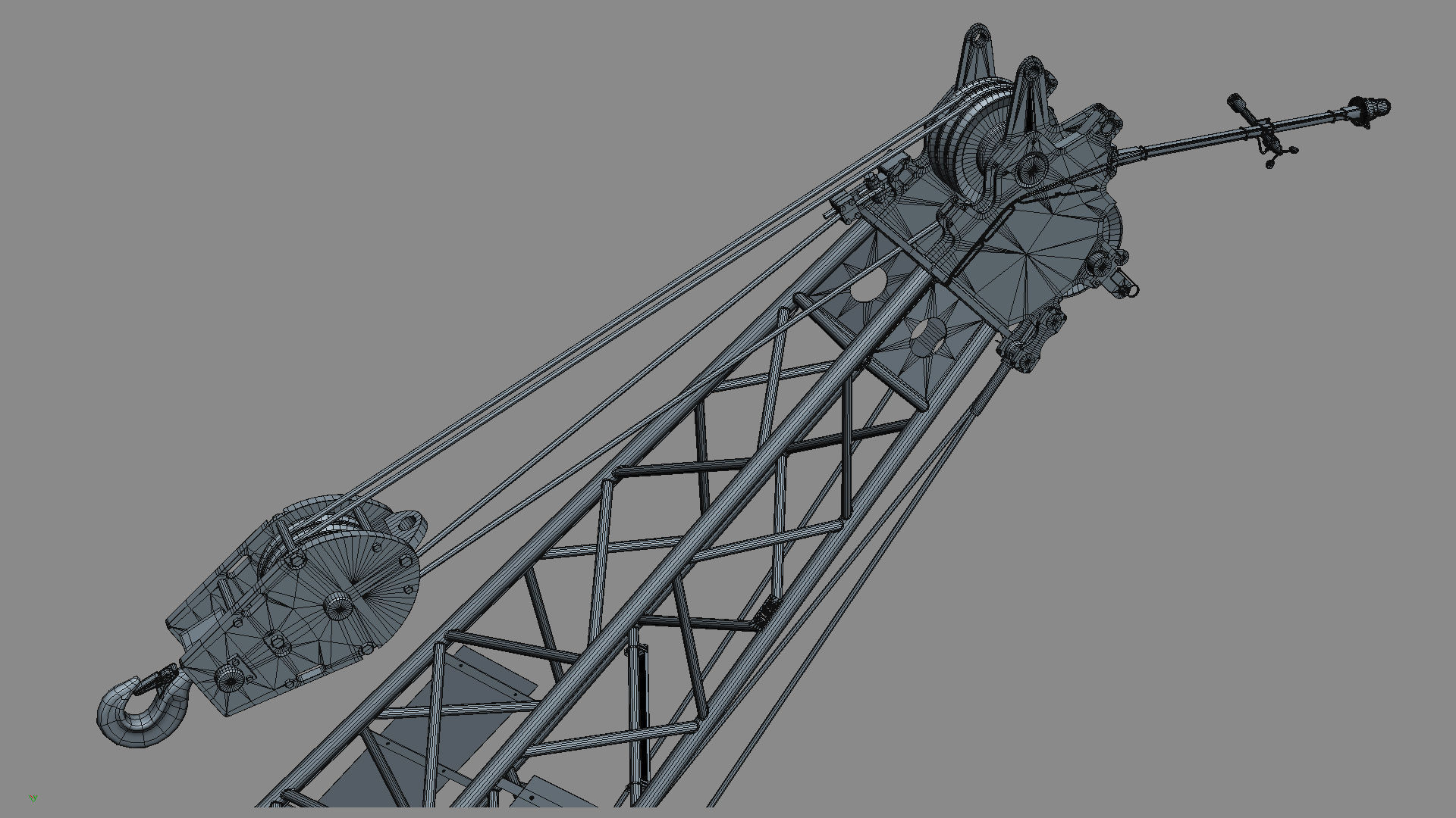 Manitowoc MLC100 Crawler Crane 3D model_39