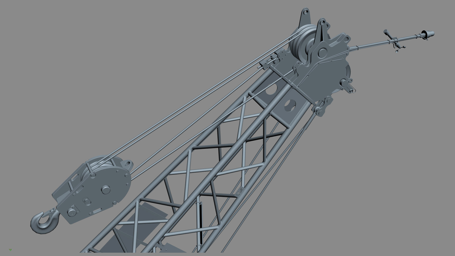 Manitowoc MLC100 Crawler Crane 3D model_38
