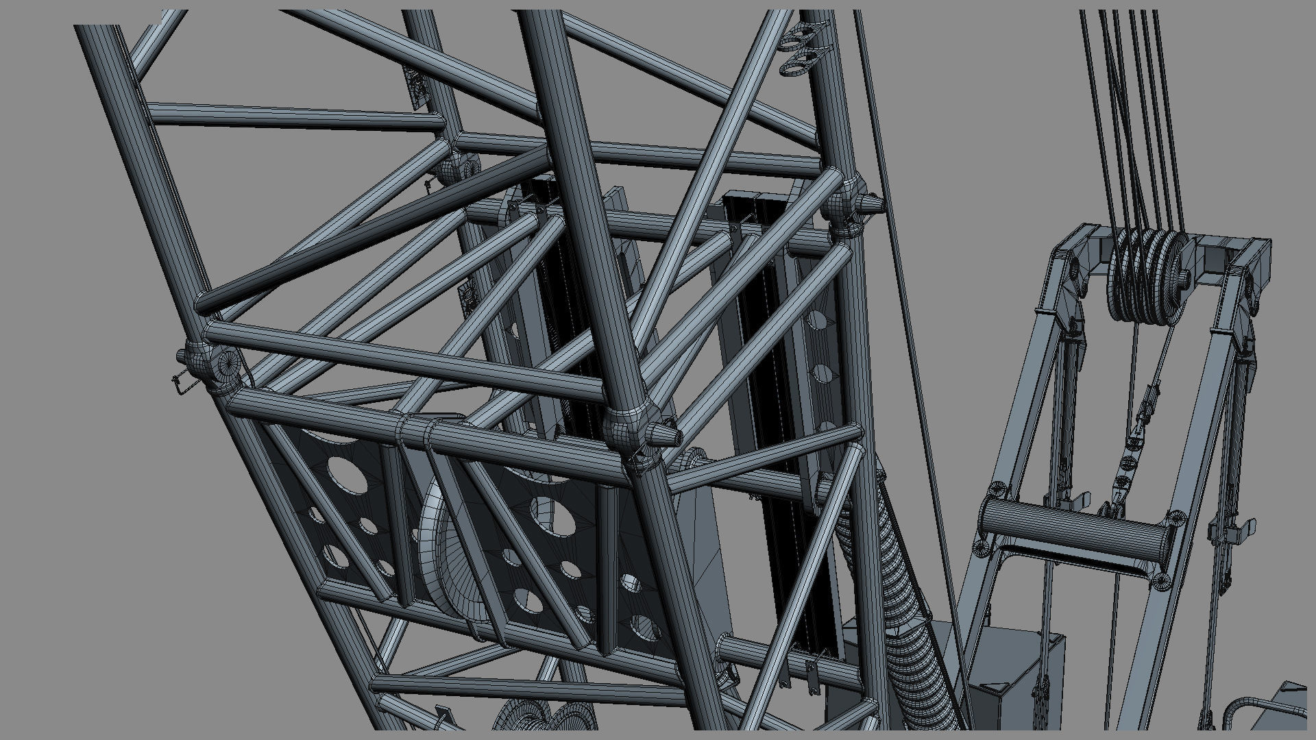 Manitowoc MLC100 Crawler Crane 3D model_37
