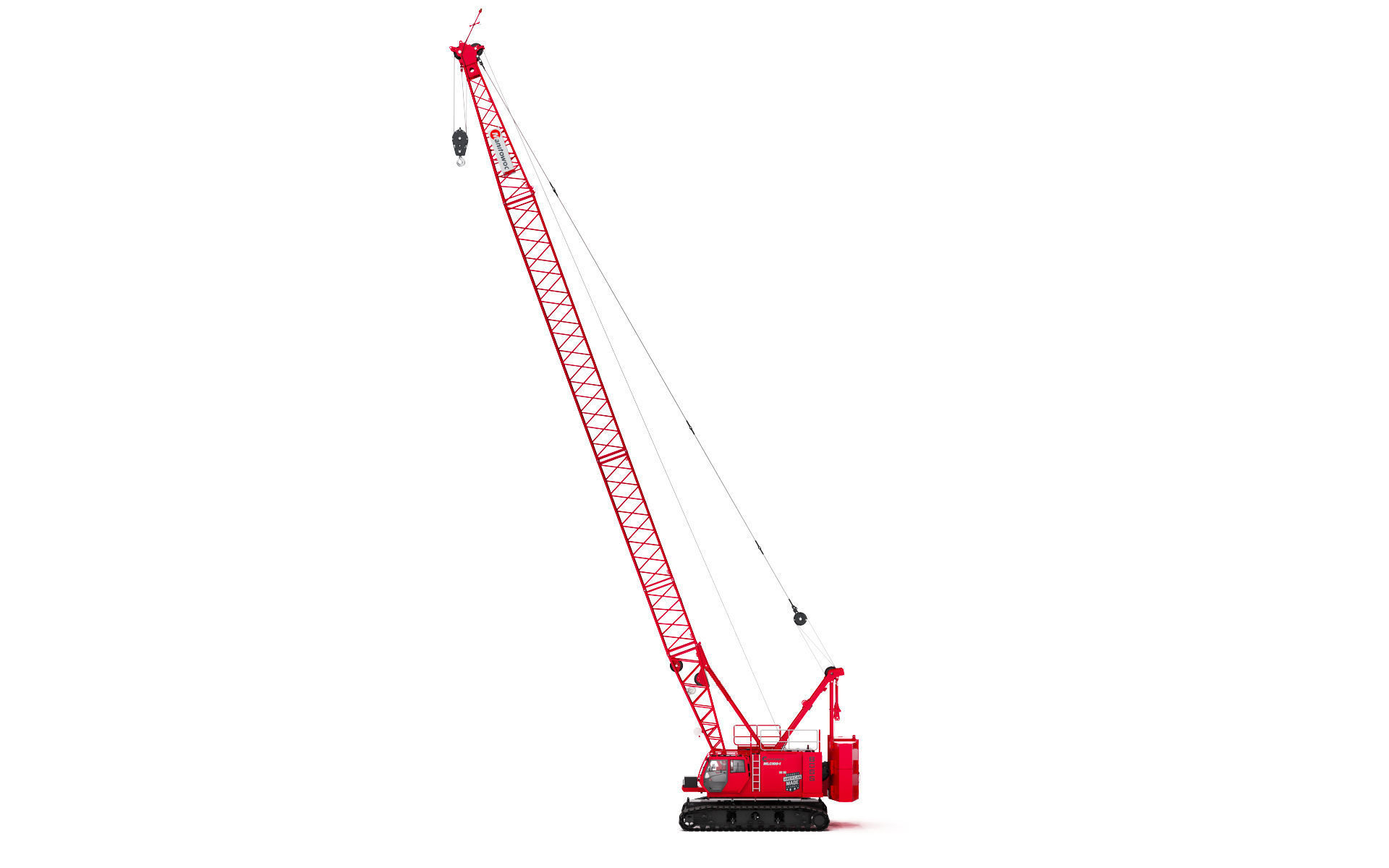 Manitowoc MLC100 Crawler Crane 3D model_2