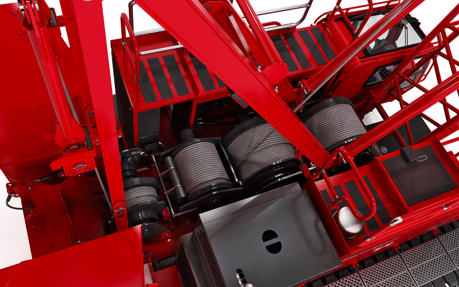 Manitowoc MLC100 Crawler Crane 3D model_25