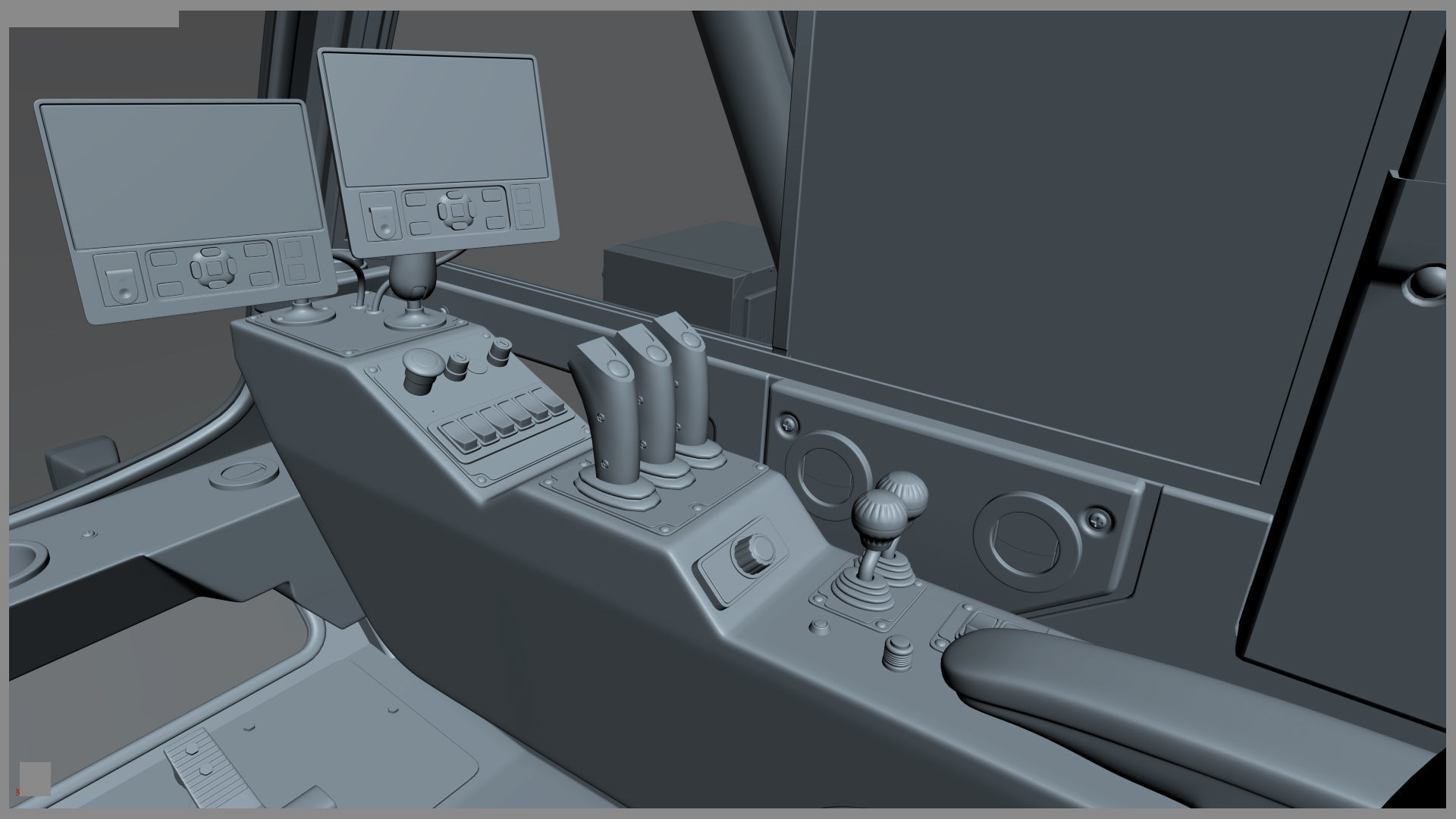 Manitowoc MLC100 Crawler Crane 3D model_44