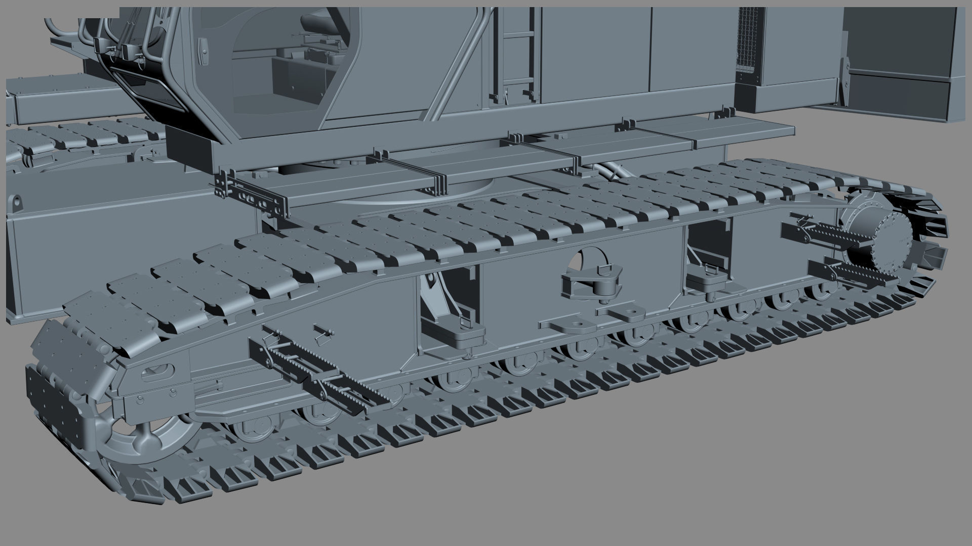 Manitowoc MLC100 Crawler Crane 3D model_34