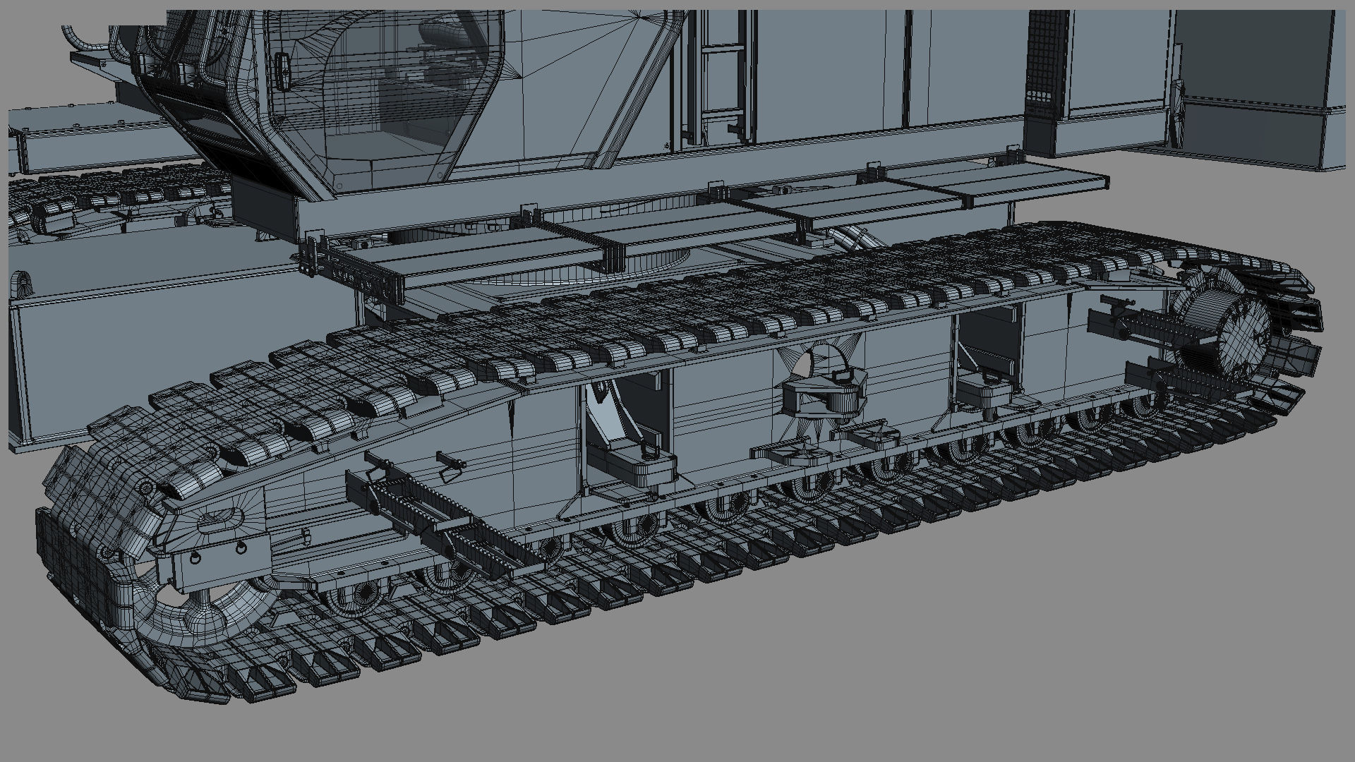 Manitowoc MLC100 Crawler Crane 3D model_35