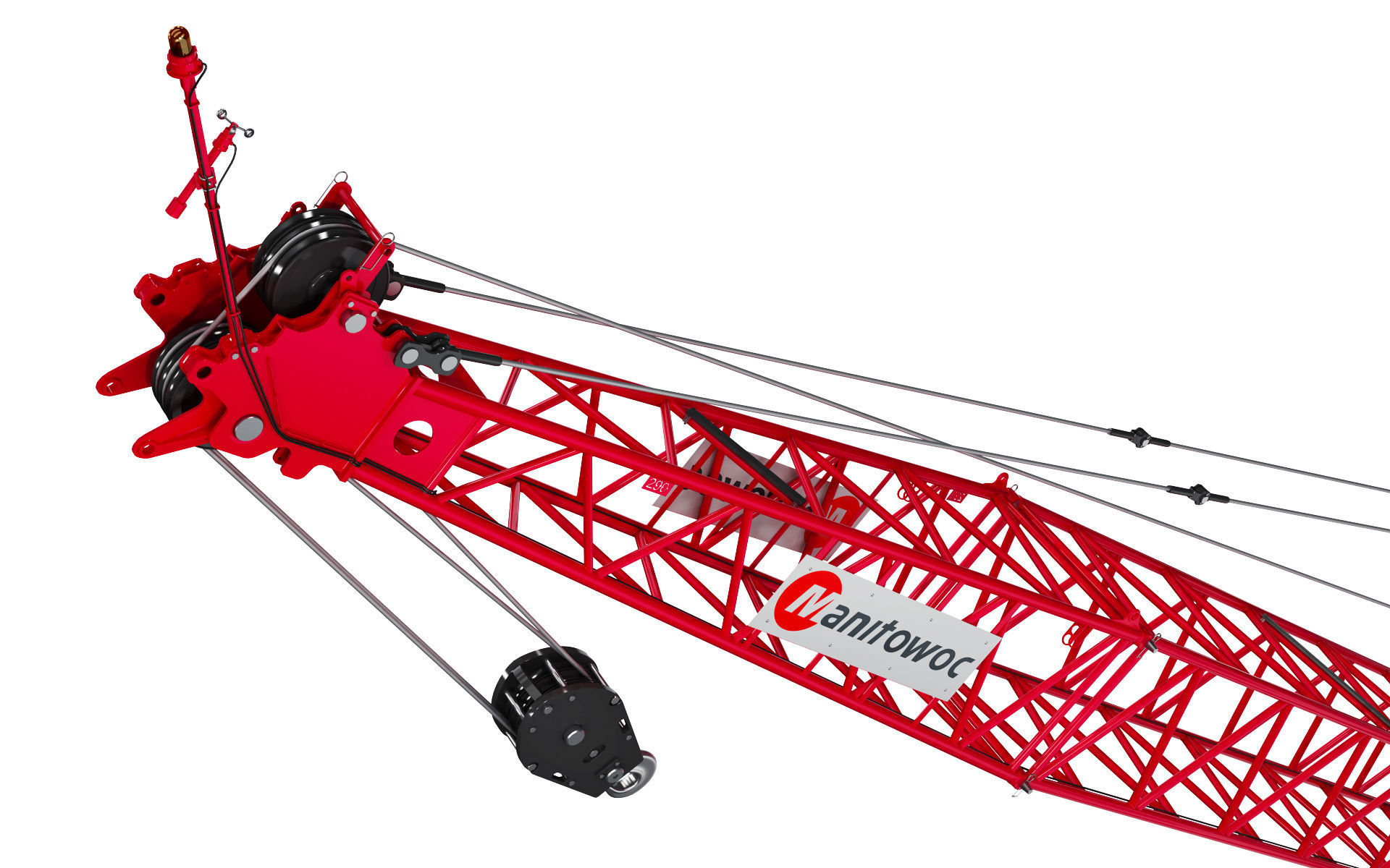Manitowoc MLC100 Crawler Crane 3D model_17