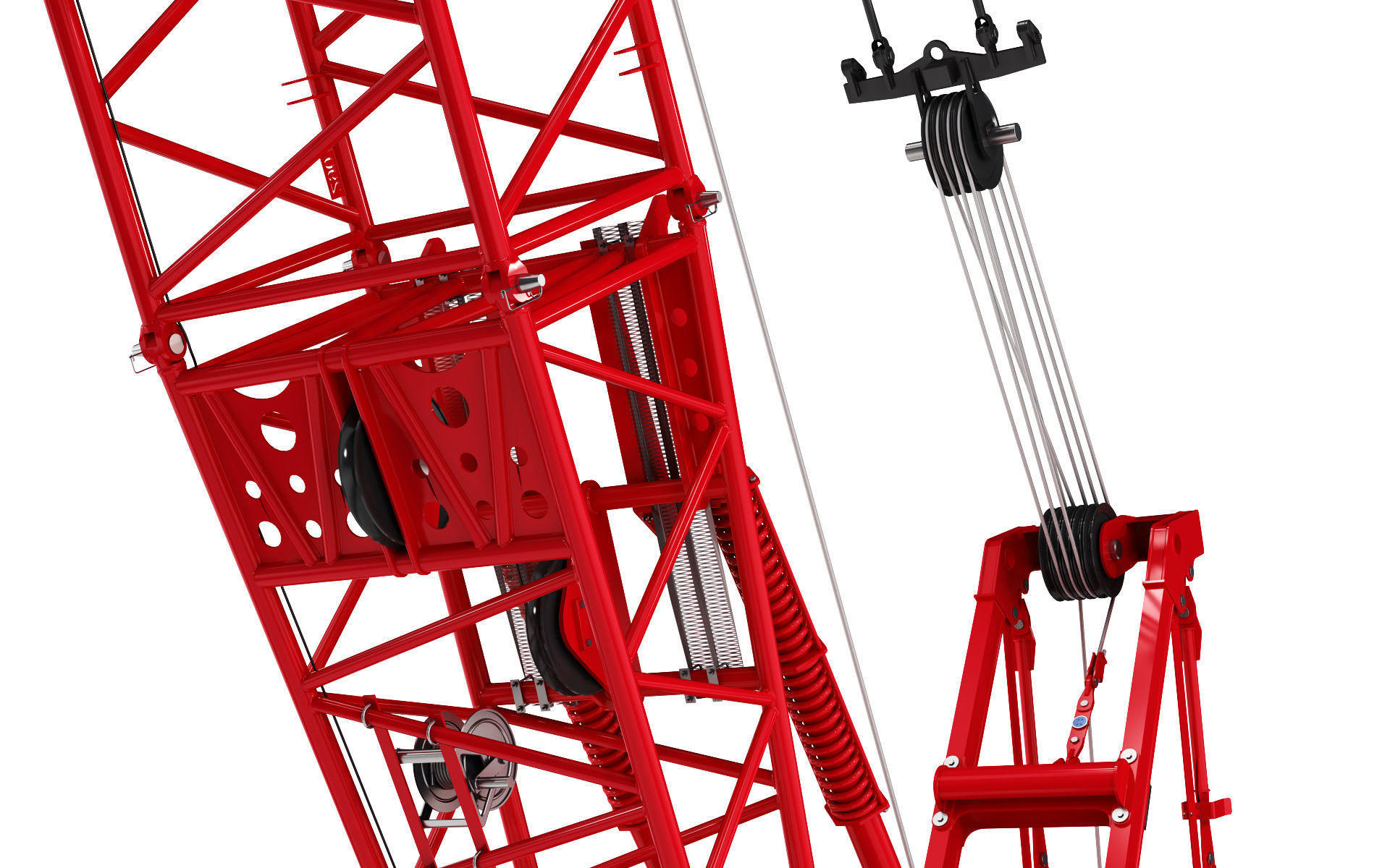 Manitowoc MLC100 Crawler Crane 3D model_18