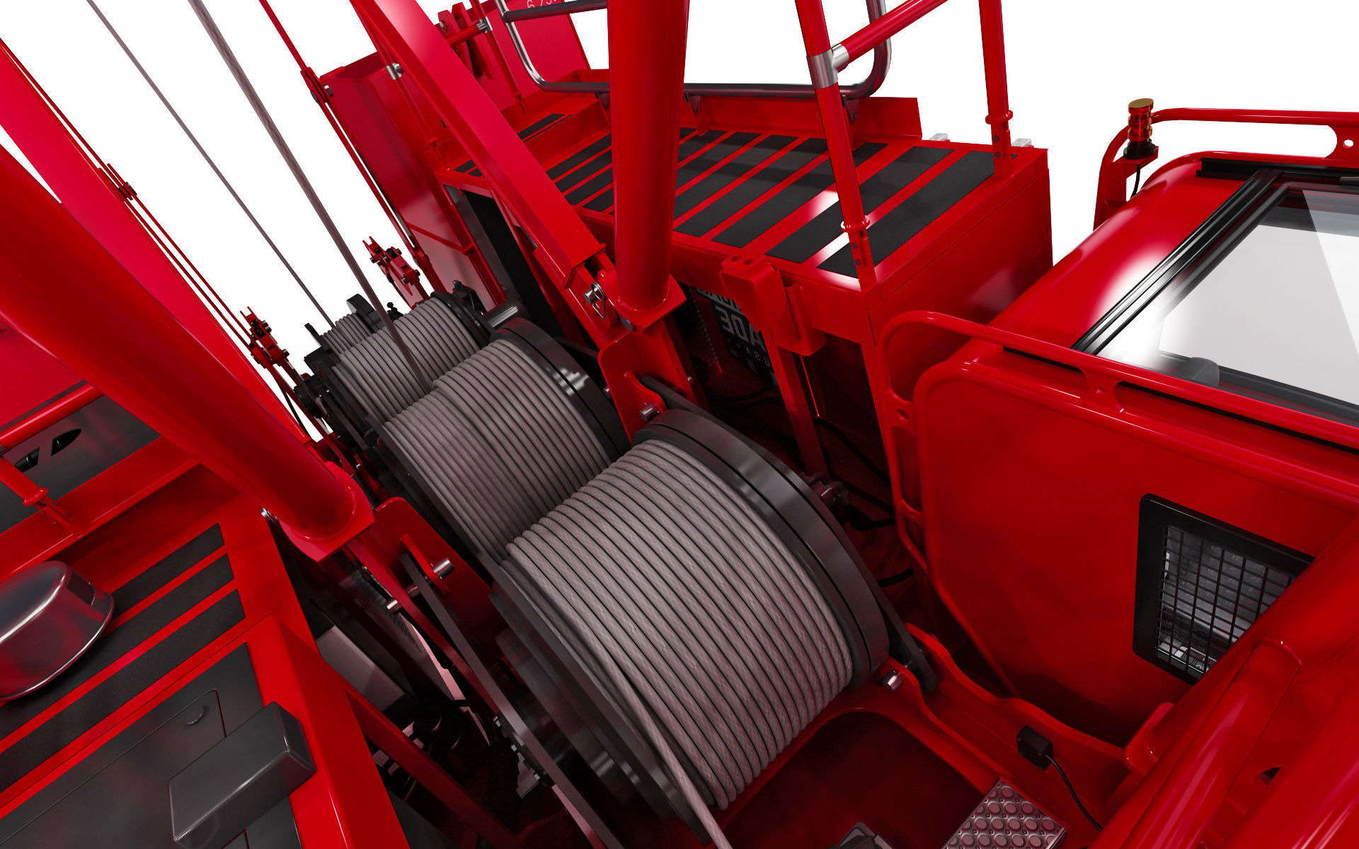 Manitowoc MLC100 Crawler Crane 3D model_23