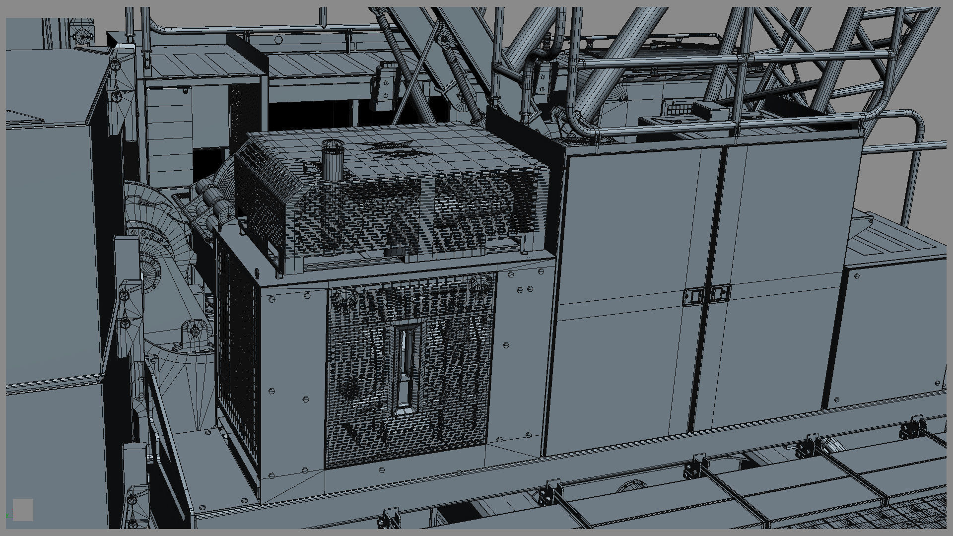 Manitowoc MLC100 Crawler Crane 3D model_41