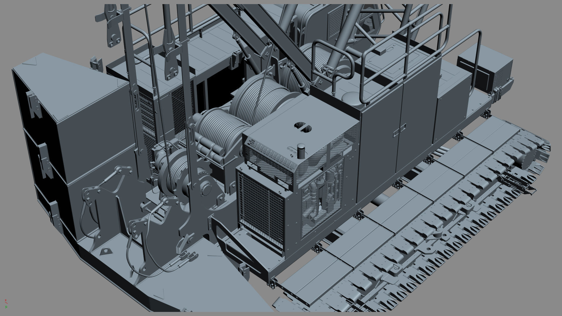 Manitowoc MLC100 Crawler Crane 3D model_32