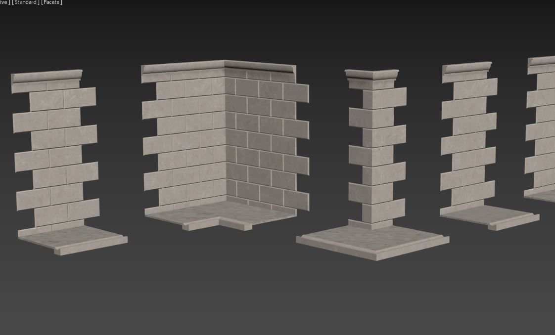 Entrance stair 3D model_6