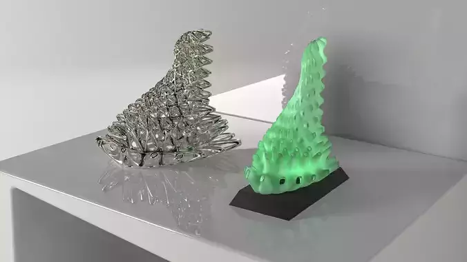 Organic Tableware Decoration and Lamp