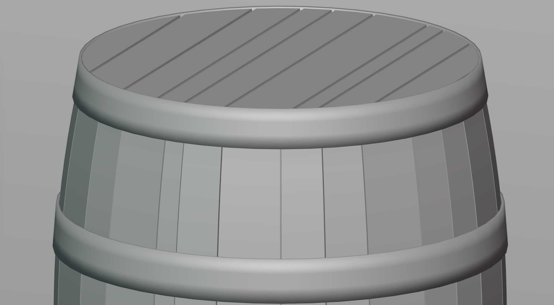 Closed barrel 3D model_5