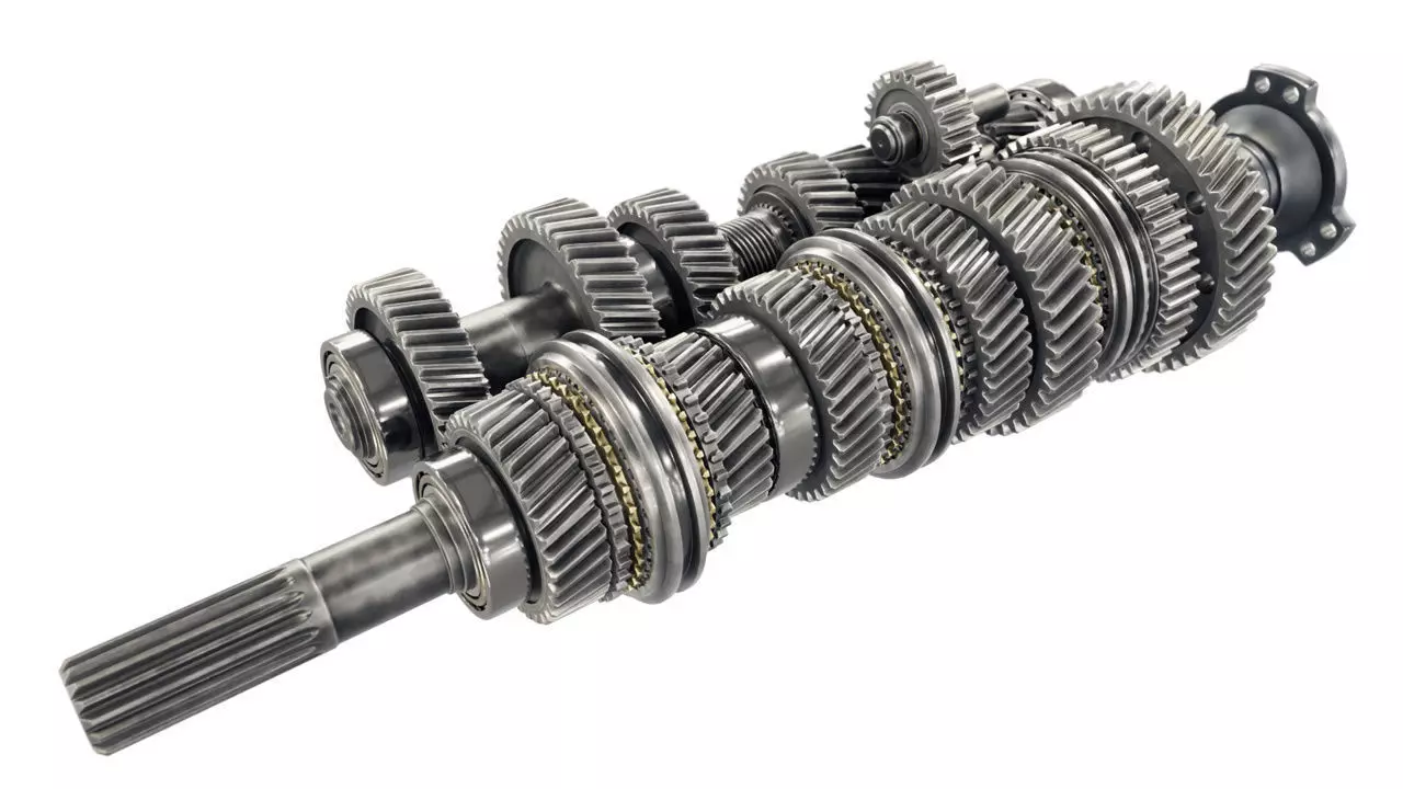 6 speed manual transmission 3D model_0