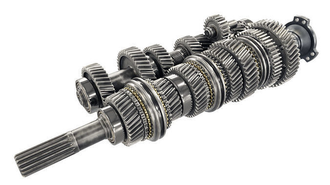 6 speed manual transmission 3D model