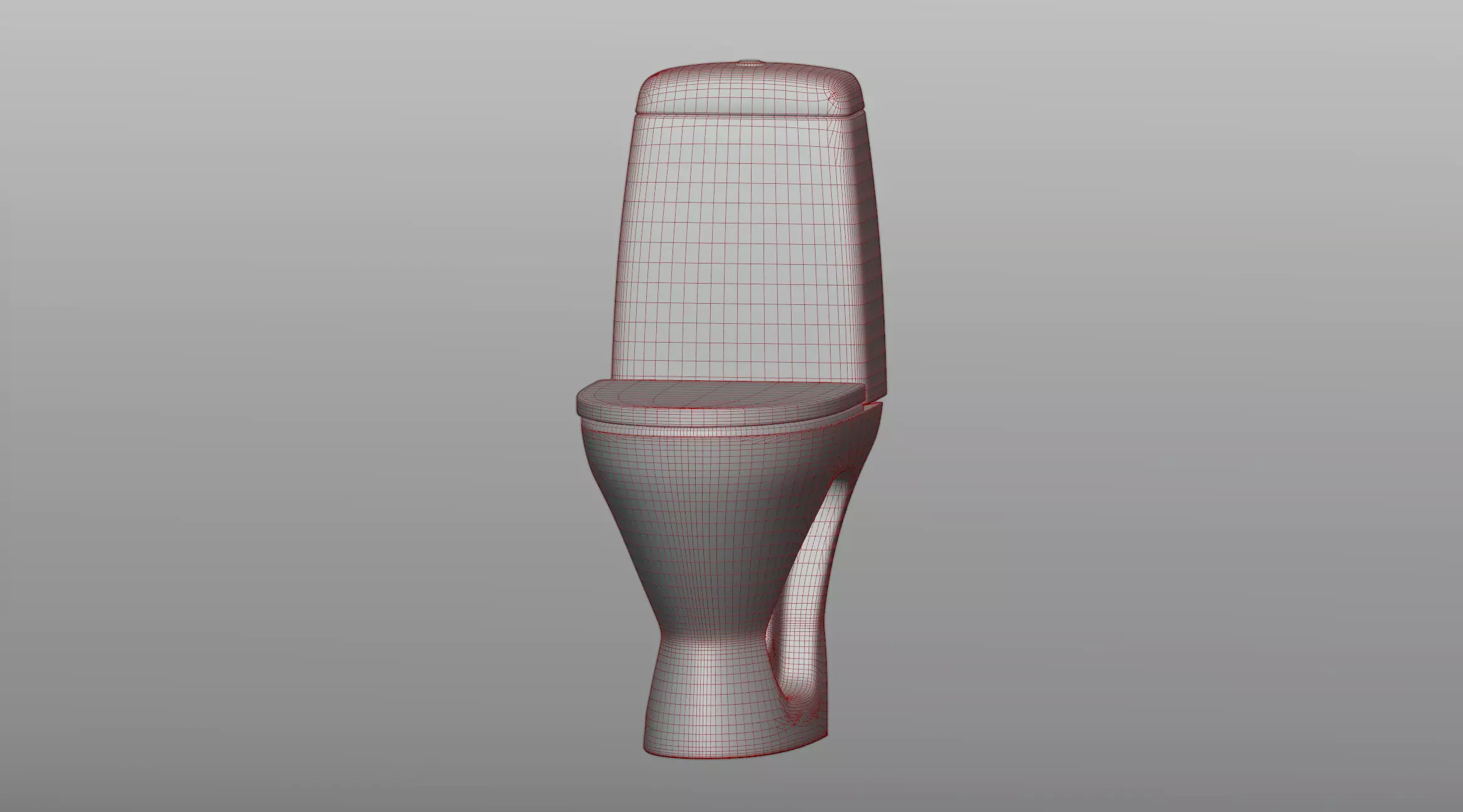 Toilet bowl 3D model