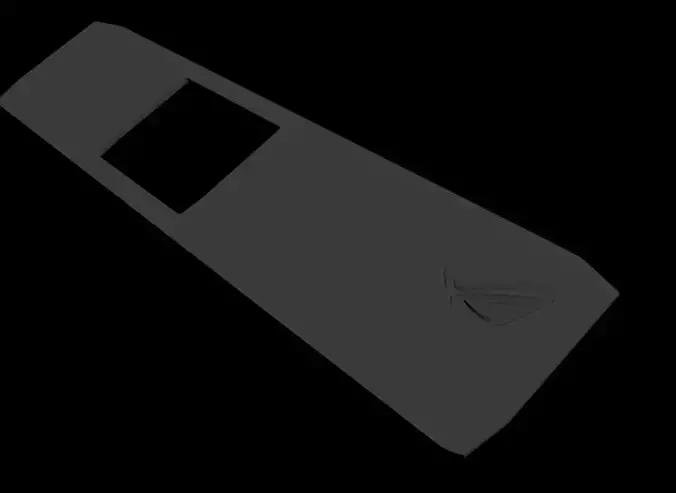 ROG G53 Wrist pad palm 3D print model