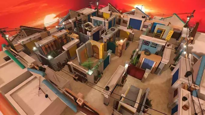 Squid Game Map 3  3D model