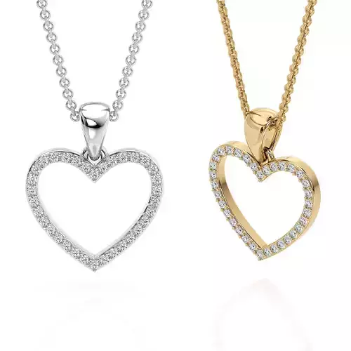 Jewelry Pendant Heart Printable model 3D print model