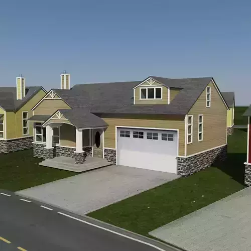 Basic House 1 3D model