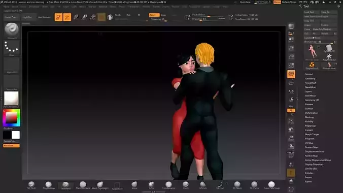 men and women dancing