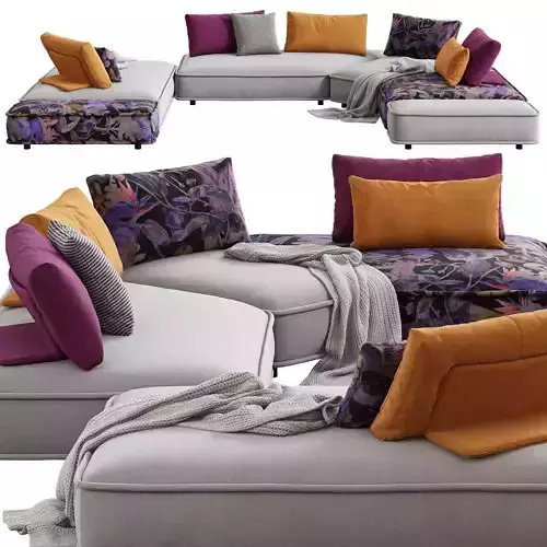Roche Bobois Escapade Corner Sofa
