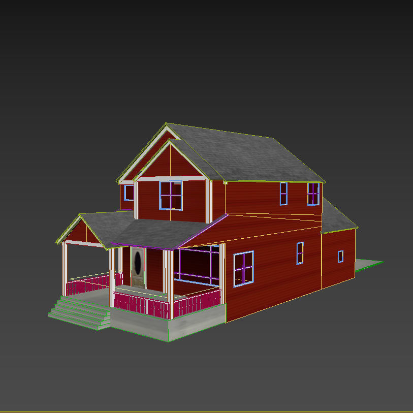 Basic House 2 3D model_6