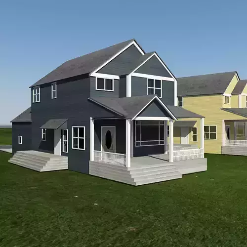 Basic House 2 3D model