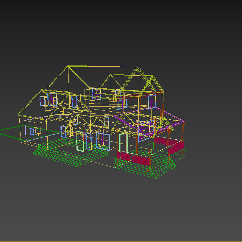 Basic House 2 3D model_7