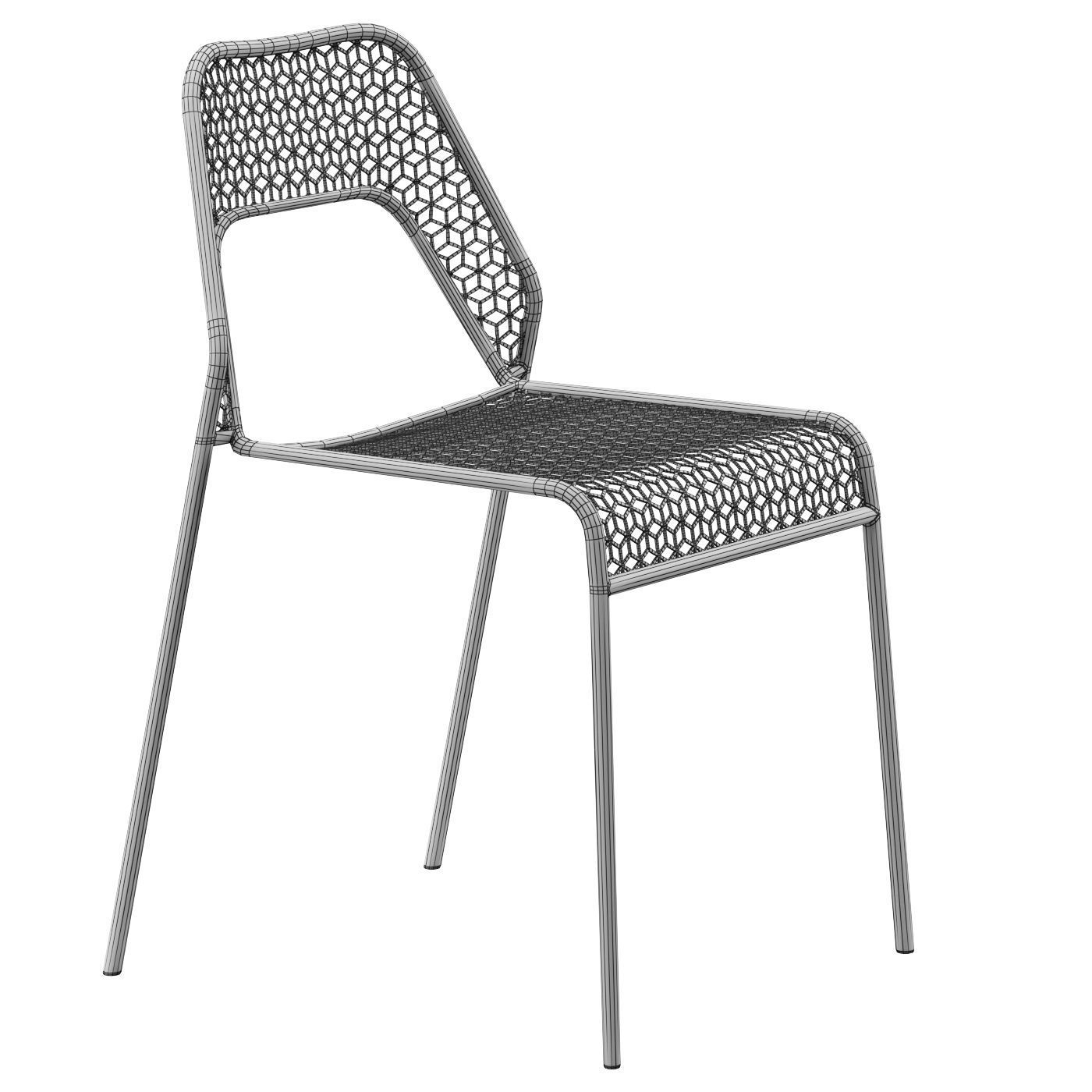 Hot Mesh Chair by blu dot 3D model_4