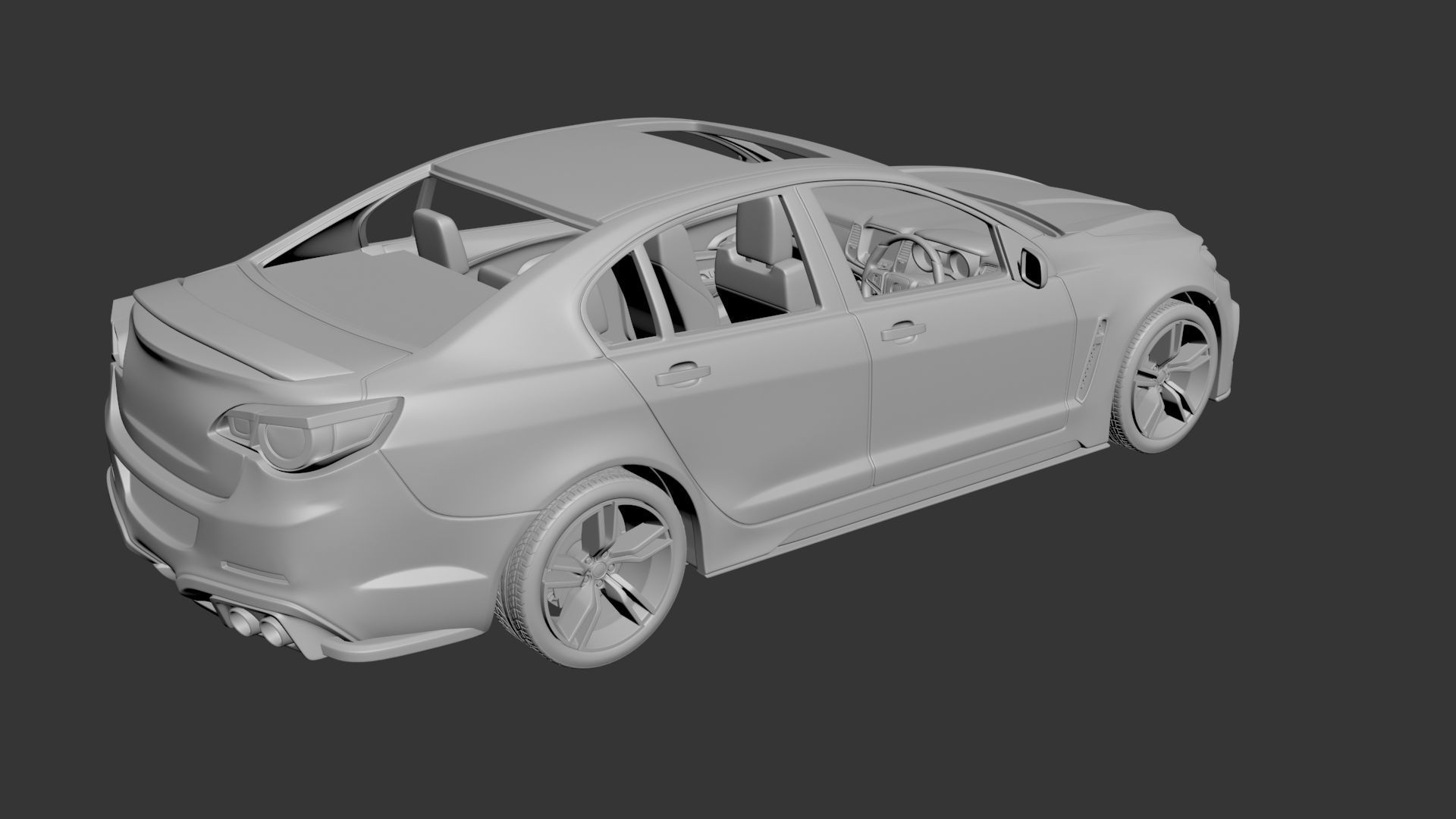 Holden Clubsport R8 2016 3D print model_4