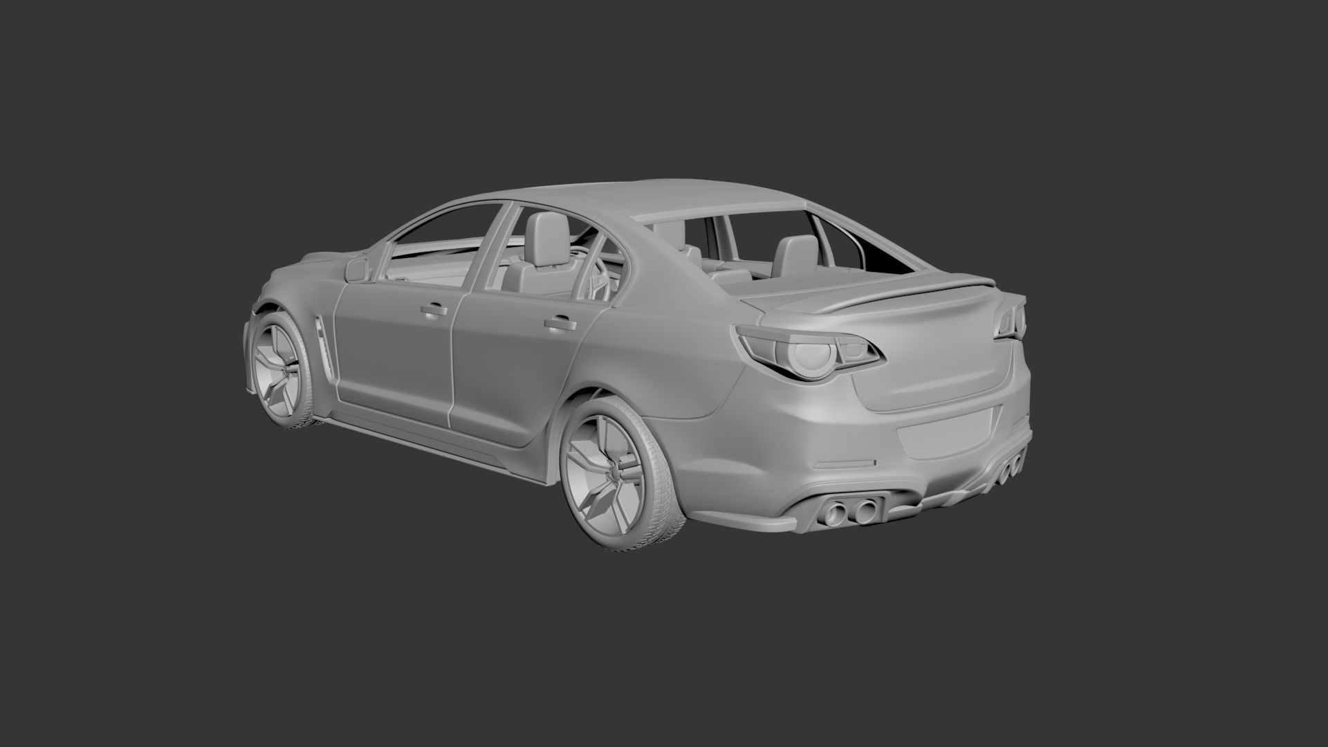 Holden Clubsport R8 2016 3D print model_2
