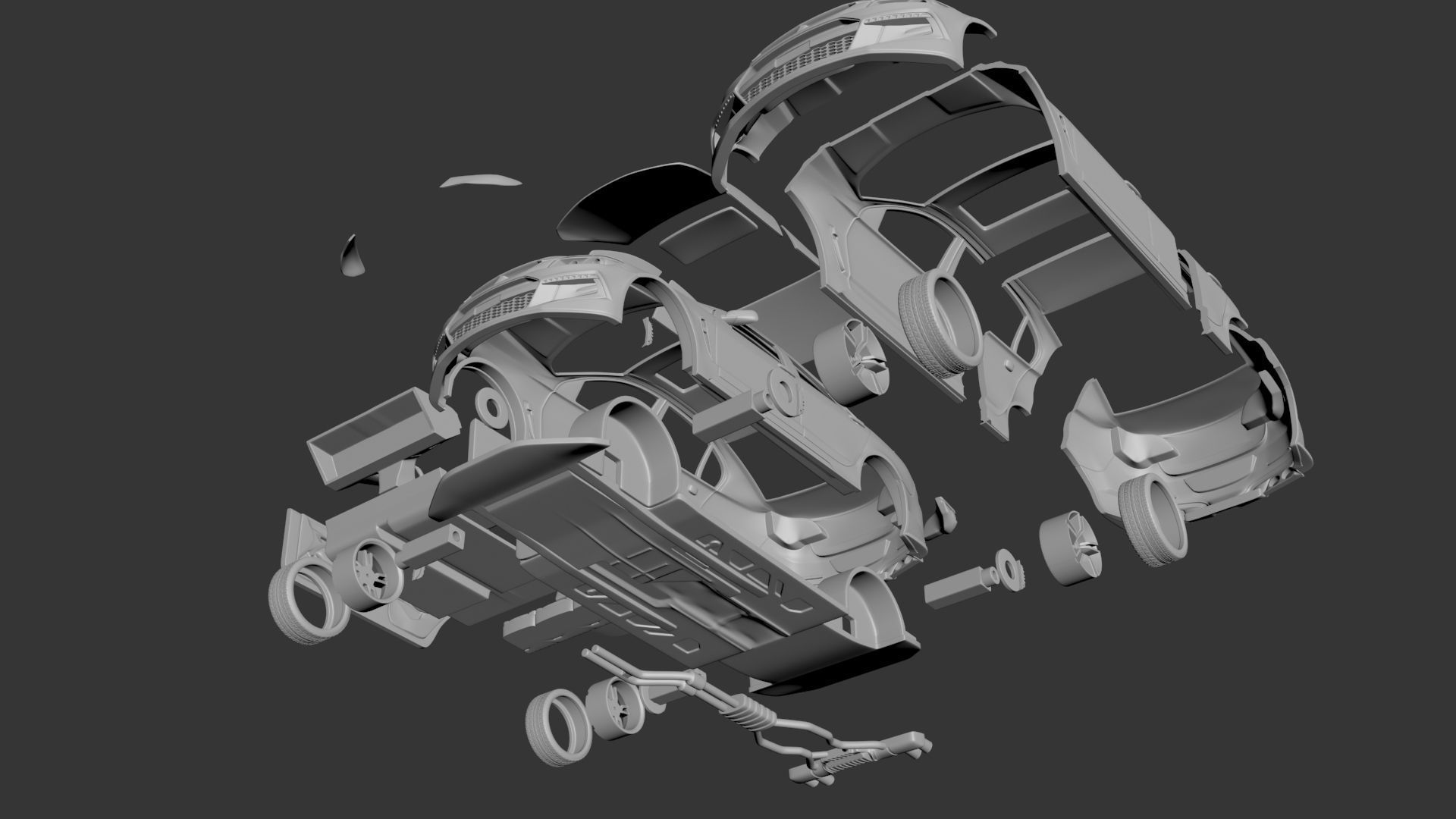 Holden Clubsport R8 2016 3D print model_9