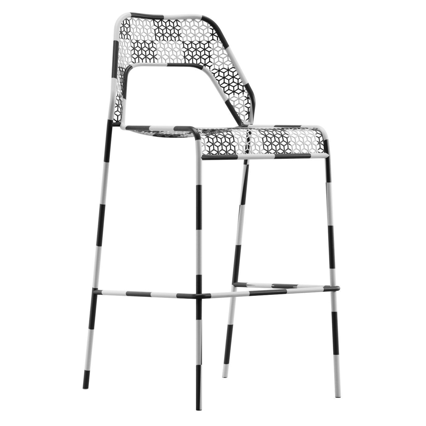Hot Mesh Barstool by blu dot 3D model_4