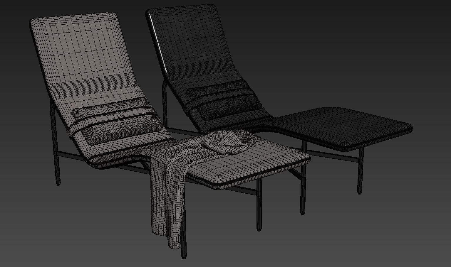 Deep Thoughts Chaise by bludot 3D model_8