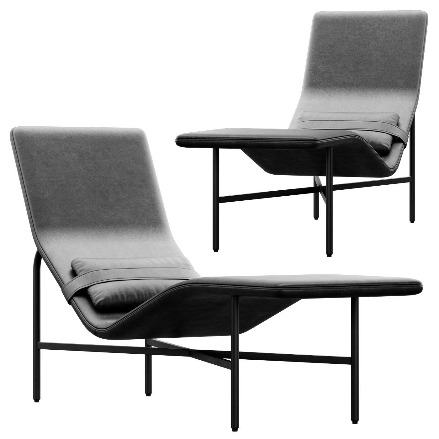 Deep Thoughts Chaise by bludot 3D model_1