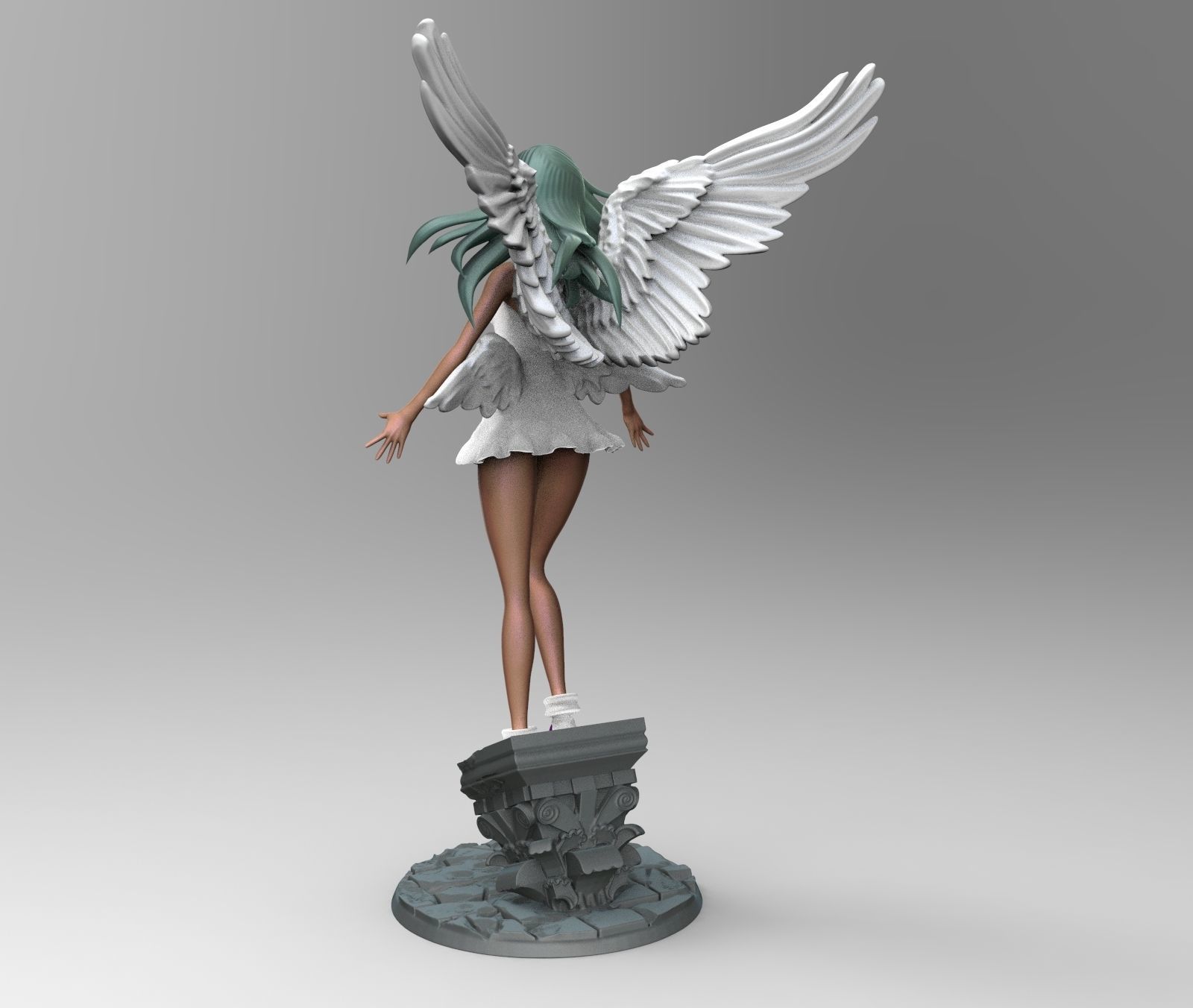 Elizabeth modo Diosa Seven deadly sins Siete Pecados Capitales 3D print model_2