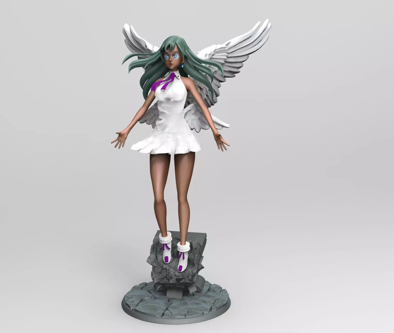 Elizabeth modo Diosa Seven deadly sins Siete Pecados Capitales 3D print model_0
