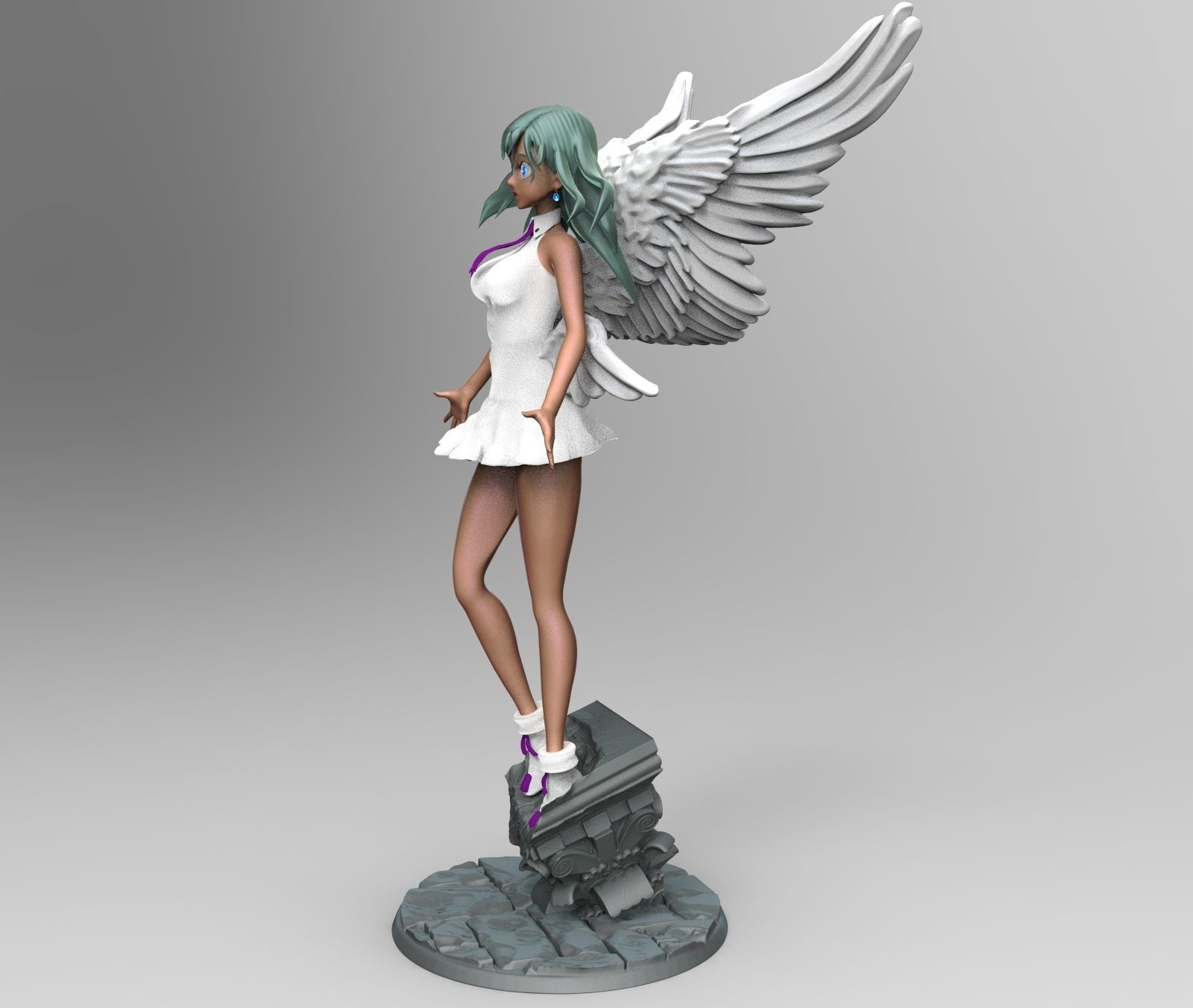 Elizabeth modo Diosa Seven deadly sins Siete Pecados Capitales 3D print model_1