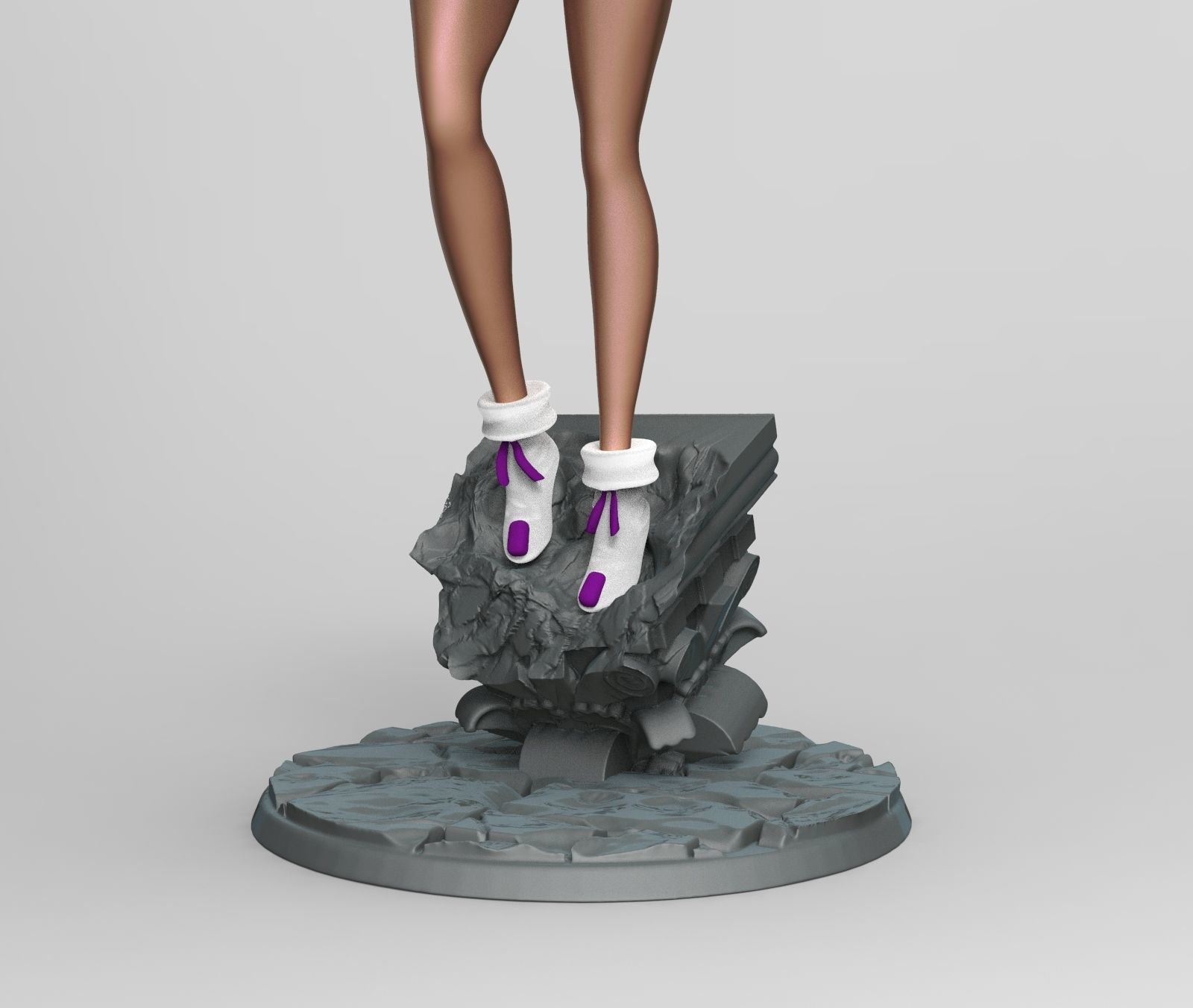 Elizabeth modo Diosa Seven deadly sins Siete Pecados Capitales 3D print model_7