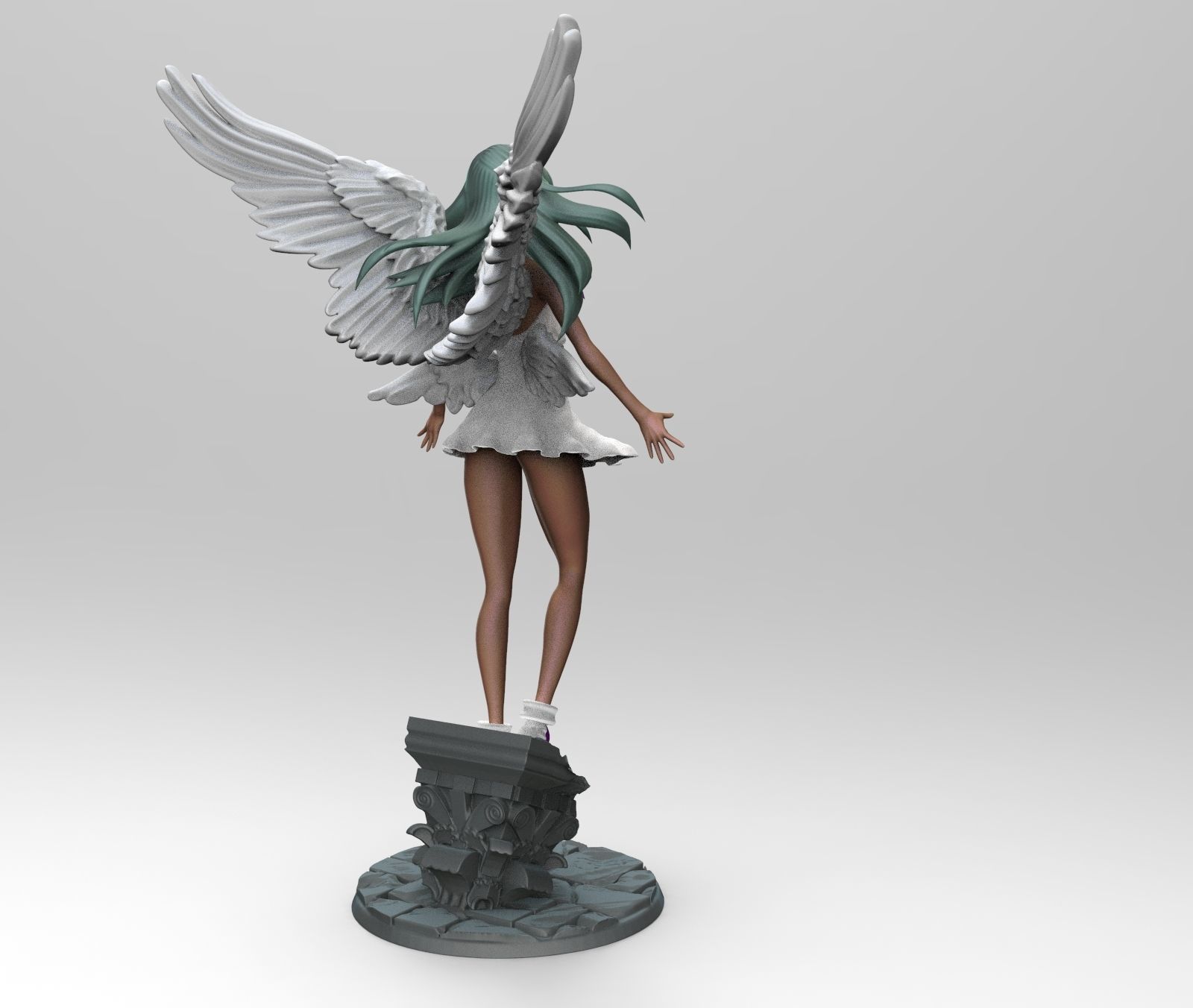 Elizabeth modo Diosa Seven deadly sins Siete Pecados Capitales 3D print model_3