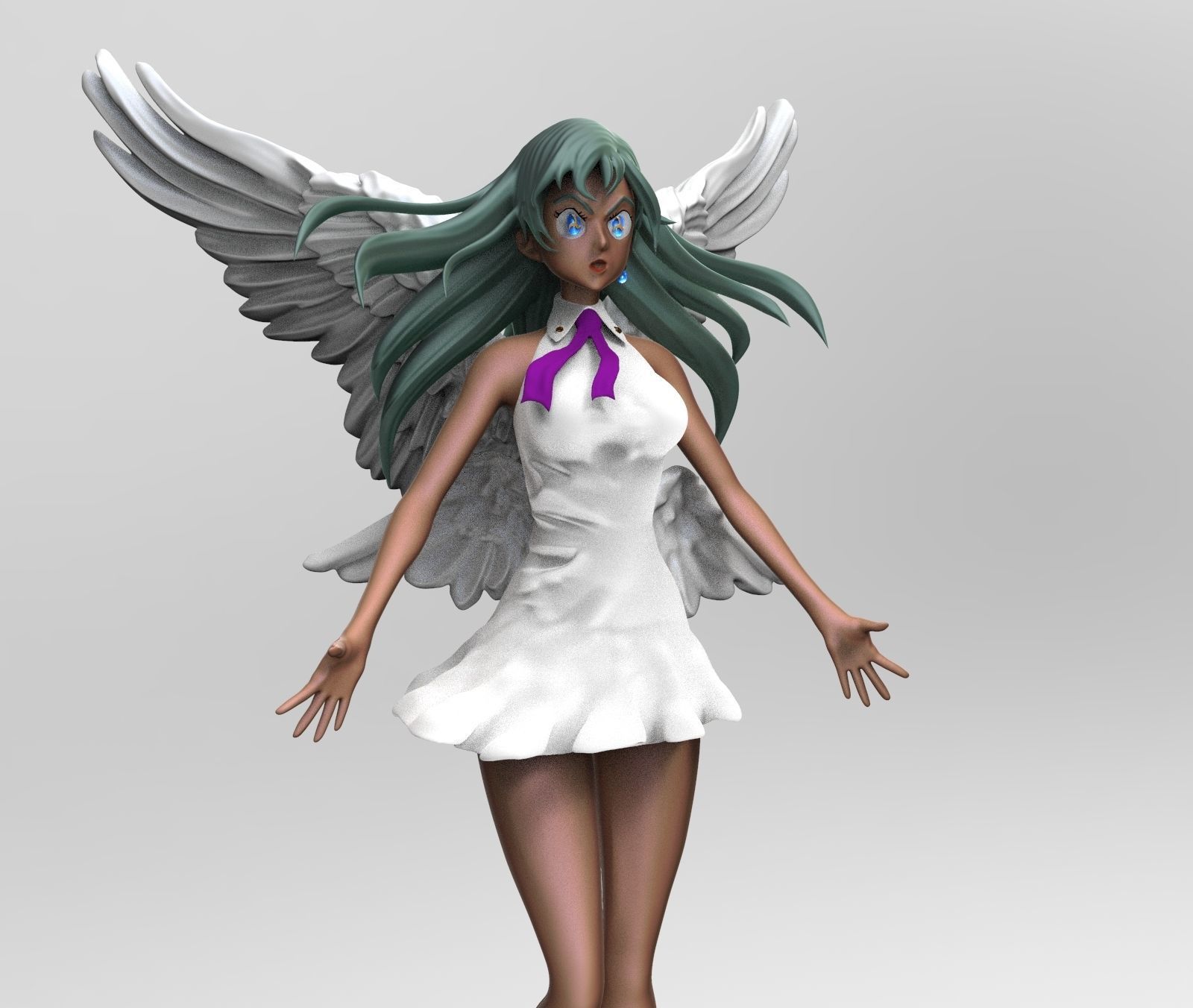 Elizabeth modo Diosa Seven deadly sins Siete Pecados Capitales 3D print model_5