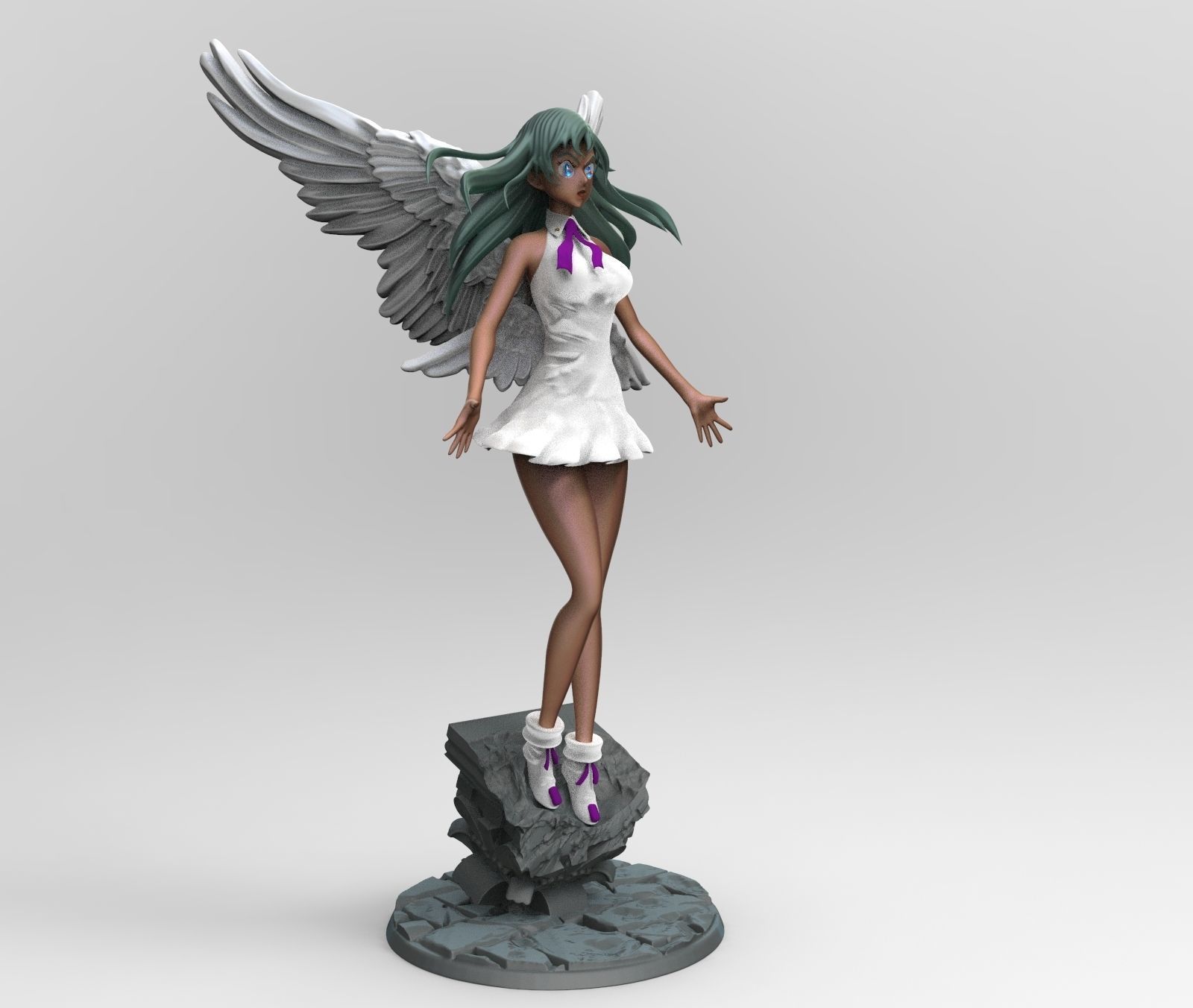 Elizabeth modo Diosa Seven deadly sins Siete Pecados Capitales 3D print model_4