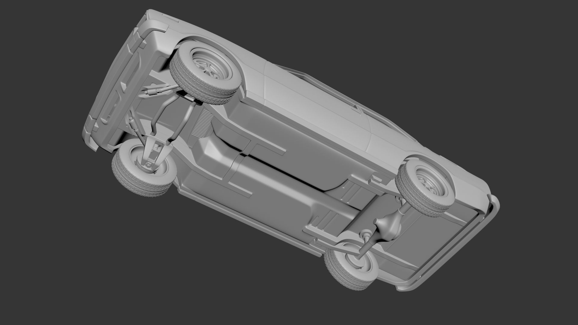 Toyota Corolla 1975 2 Door 3D print model_9