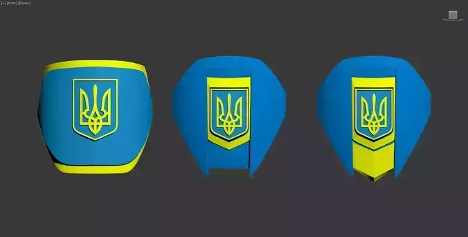 Ukraine Coat of Arms Shoulder Plate for Mandalorian 