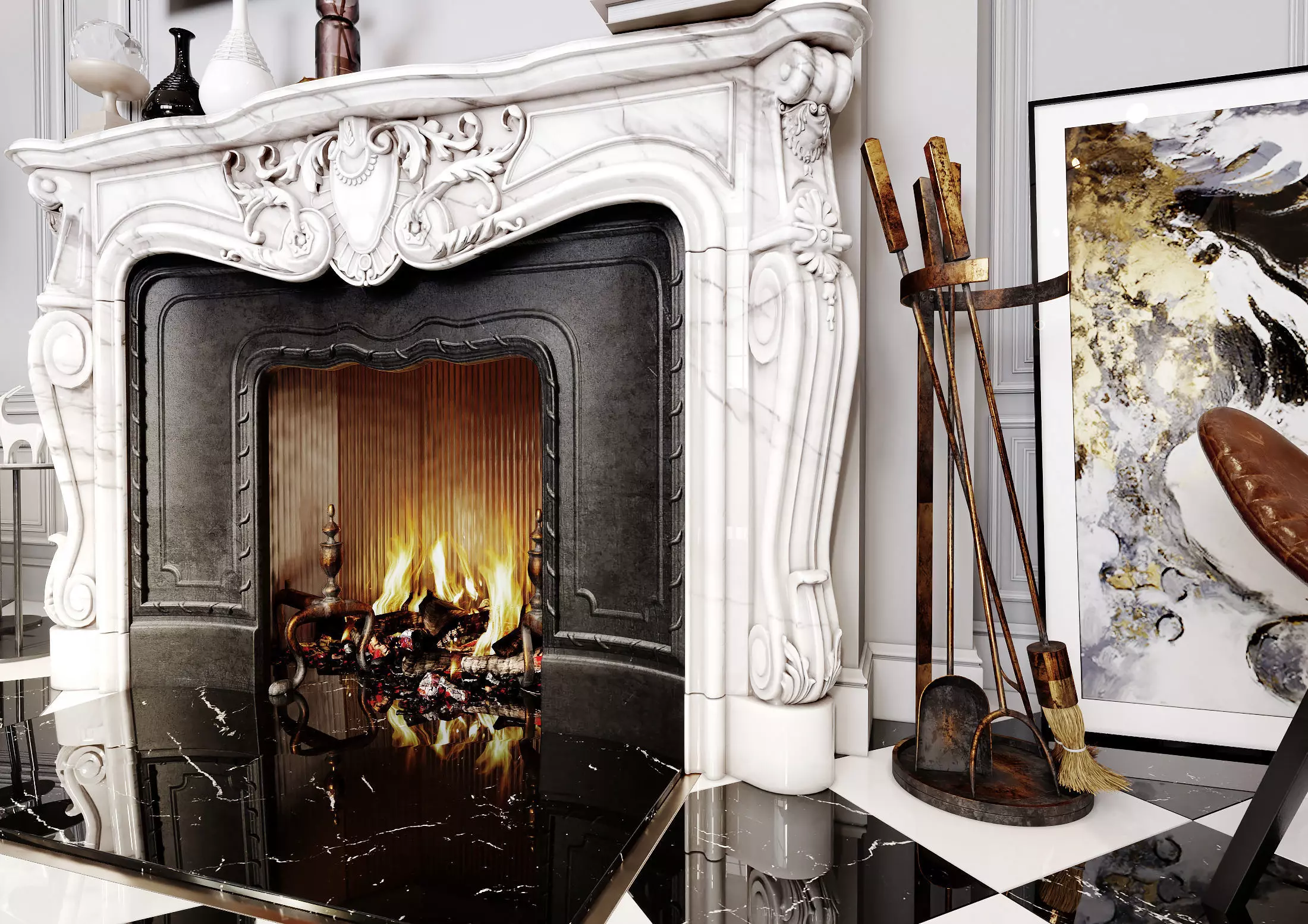 Living room 3D model_0