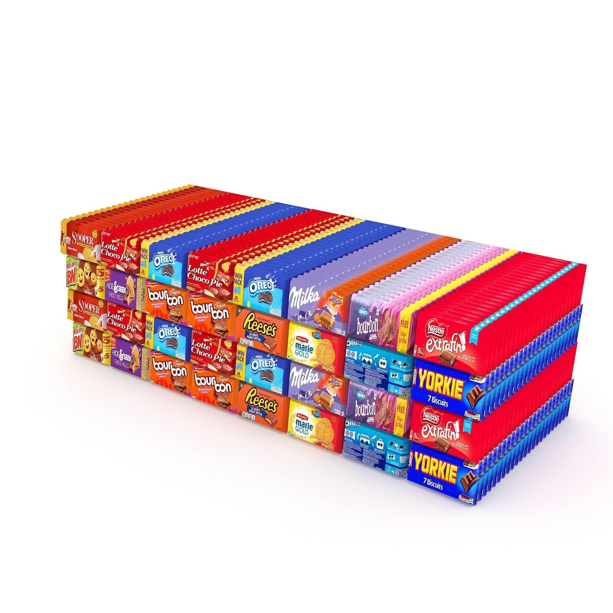 market stand product 36 Low-poly 3D model_1