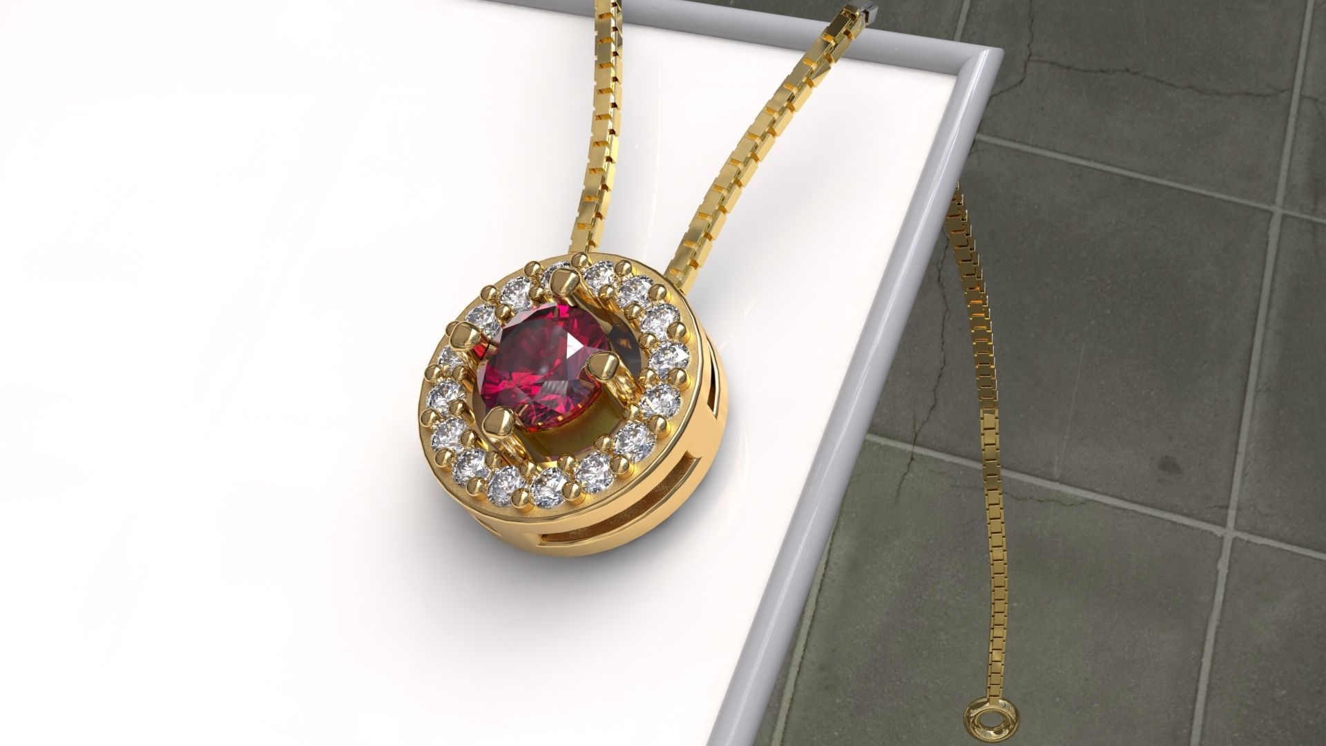 PENDANT SISSI  3D print model_1